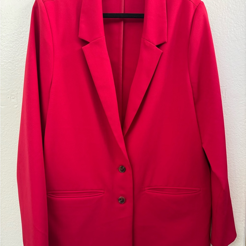 Women’s Blazer red color size XL Tall Old Navy